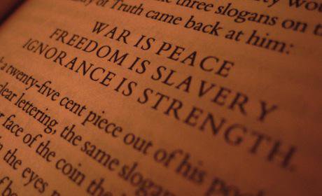 -War is Peace. Freedom is Slavery. Ignorance is strength-. Flickr-Jason llagan. Some rights reserved.jpg