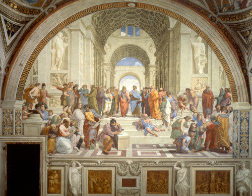 &#039;The School of Athens&#039;. Wikimedia Commons