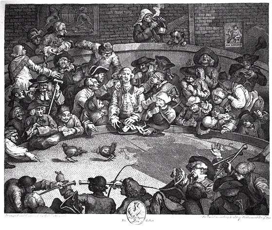 The cock-pit by Hogarth