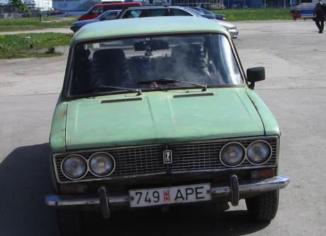 A green Lada Riva, similar to the one driven by the alleged killers.