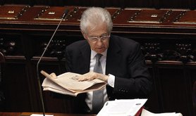 So, what's next Mr Monti? - Demotix/Giuseppe Lami. All Rights Reserved.