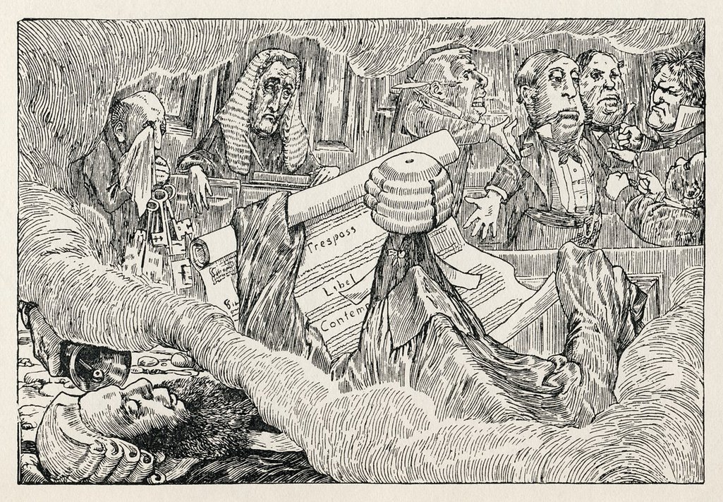 The Barrister's Dream from Henry Holiday's original illustrations to 