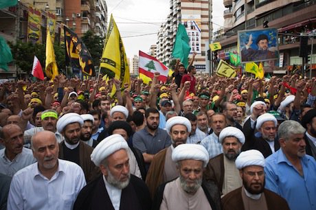 A Hezbollah anti-Innocence of Muslims protest in Beirut. Demotix/Ricardo Nuno. All rights reserved.