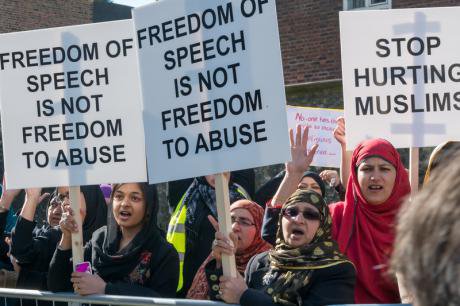 London protest, 2012.