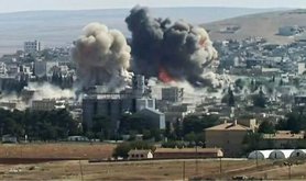 Twin explosion in southeastern Kobane