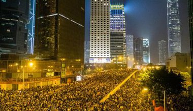 Hong Kong’s umbrella revolution on September 30, 2014.