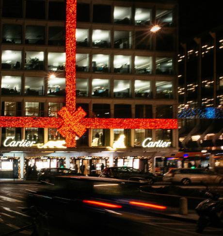 Geneva Xmas rush hour.