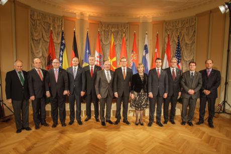 German Foreign Minister Guido Westerwelle receives Balkan politicians in Berlin