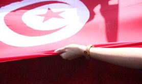 Celebrating Revolution Day in Tunisia.