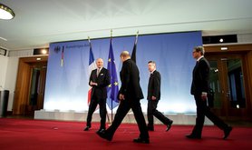 German foreign and defence ministers meet French counterparts on Mali. Demotix/Theo Schneider. All rights reserved.