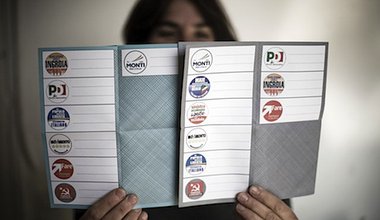 Ballot papers for Italians living abroad. Demotix/Paco Serinelli. All rights reserved.