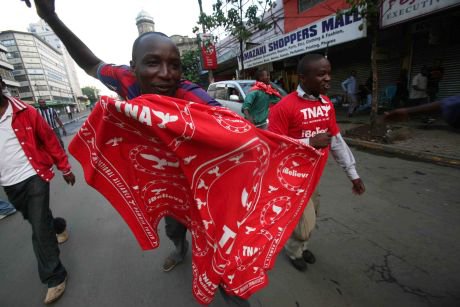 Uhuru Kenyatta elected