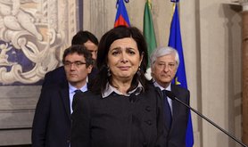 Laura Boldrini, President of the Italian Chamber of Deputies. Demotix/Simona Granati. All rights reserved.