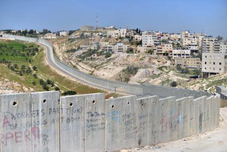 Separation wall in Bethany. 