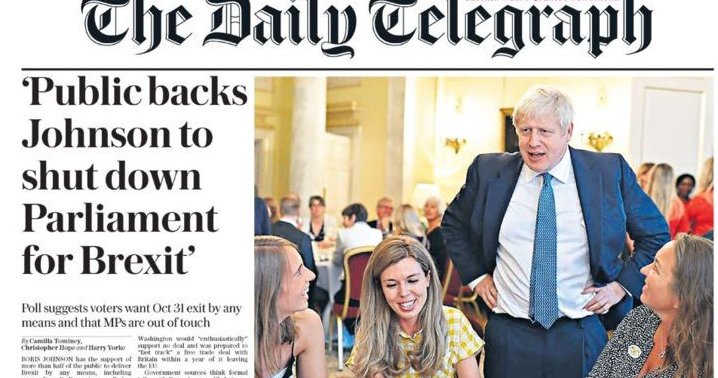 The Telegraph S Brexit Poll Is Bogus But Broadcasters Seem Not To Have   190813 Telegraph Front Page.4b6e0f13.fill 1200x630 