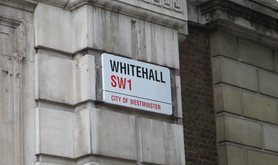 Whitehall sign London