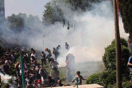 Gas in Gezi Park