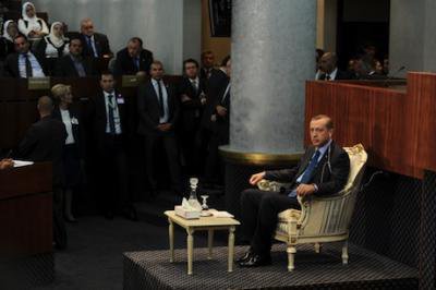 Turkish PM Recep Tayyip Erdogan in Algeria