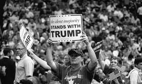 "the silent majority stands with trump"