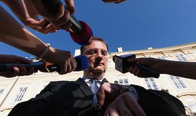 Czech PM Petr Necas resigns. Demotix/Petr Studnicny. All rights reserved.