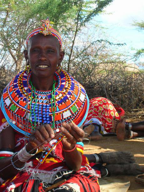 A woman in Umoja, Kenya.