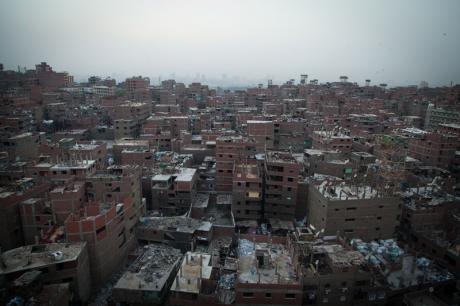 A view of Cairo&#39;s Mokattam area