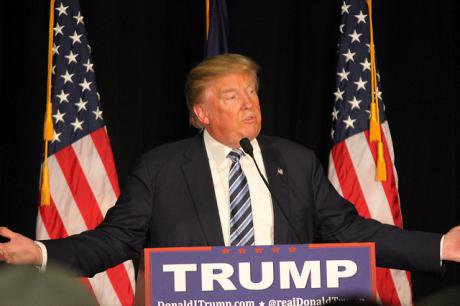 Presidential candidate Donald Trump, December, 2015.
