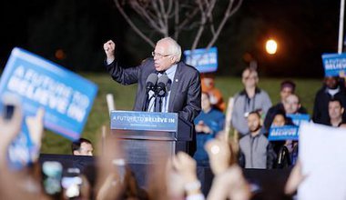 Bernie Sanders, New York 2016. Flickr/Michael Vadon. Some rights reserved.