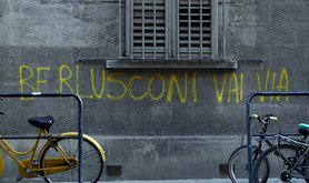 "Berlusconi go away". Flickr/Nela Lazarevic. Some rights reserved.