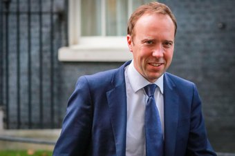 Matt Hancock, Secretary of State for Health and Social Care. Ministers leave a Political Cabinet Meeting at Downing Street this evening. Downing Street, Westminster, London, UK, 26th Sep 2019