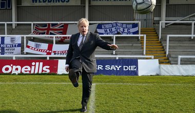 Boris Johnson football