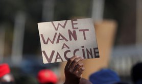 Covid-19 vaccine protest