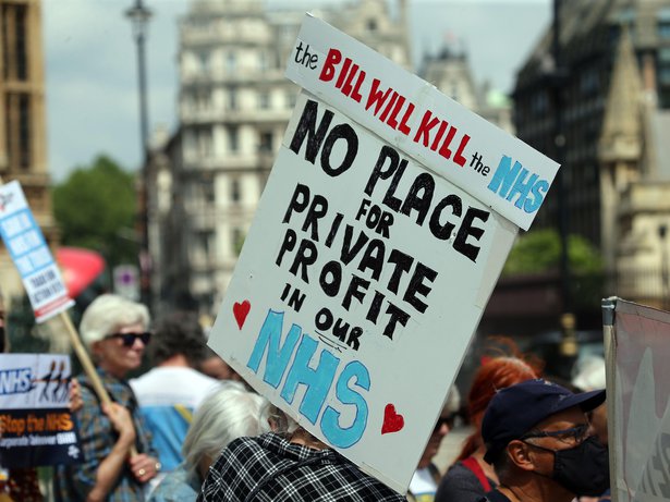 NHS protest Kill the Bill