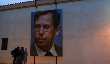 Vaclav Havel mural