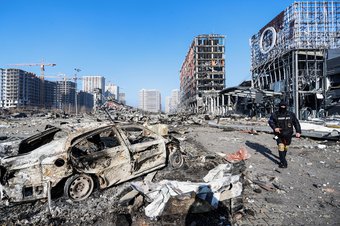 Kyiv war damage