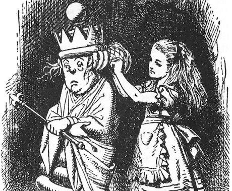 The White Queen, by John Tenniel. 1865. Wikimedia Commons/Public Domain. Some rights reserved.