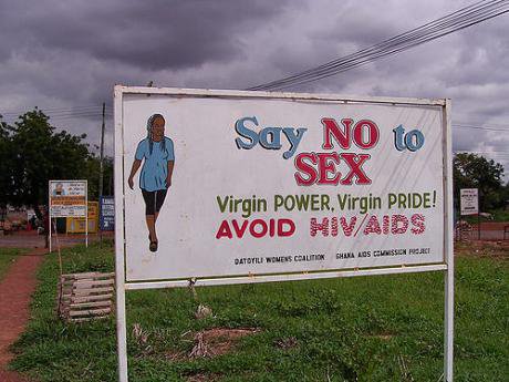 A billboard in Ghana.