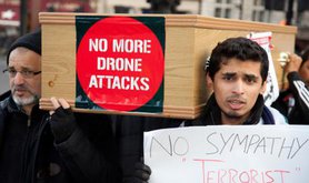  Imran Khan's Pakistan Movt. for Justice protests against US drone strikes.