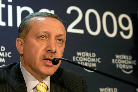 President Erdogan at the 2009 World Economic Forum