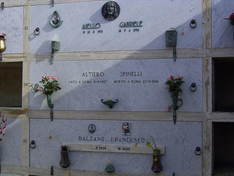 Altiero Spinelli&#39;s grave, Ventotene.