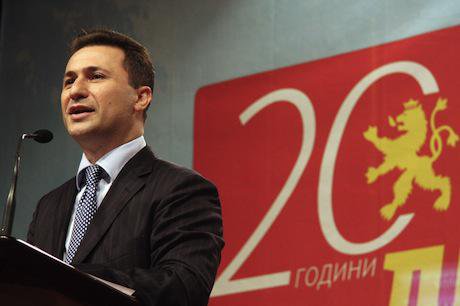 Nikola Gruevski. Demotix/Toni Arsovski. All rights reserved.