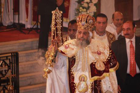 Pope Tawadros II of Alexandria, Christmas mass, 2014.
