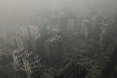 Beijing wreathed in smog. Demotix/Nicola Longobardi. All rights reserved.