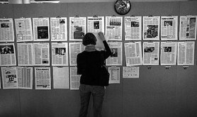 Putting the Gazeta Wyborcza together in Warsaw, Poland. Flickr/Marius Kucharczyk. Some rights reserved.