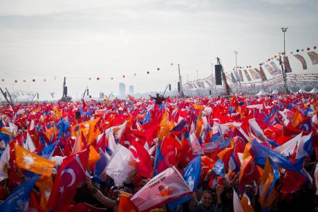 1.5 million people gather for a meeting of the AKP in Istanbul. Demotix/Aurore Belot. Some rights reserved.