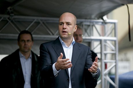 Swedish PM Fredrik Reinfeldt. Demotix/Sonny Johansson. All rights reserved.