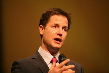 Former Liberal Democrat leader and Deputy PM Nick Clegg.