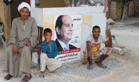 Egypt's poor welcome Sisi's presidency, May 2014.