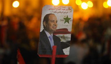Egypt's new President, Abdel Fattah Al Sisi. Demotix/Emad Abdelrahman. All rights reserved.