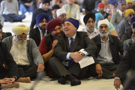 First Minister Salmond visits Scottish Sikh community